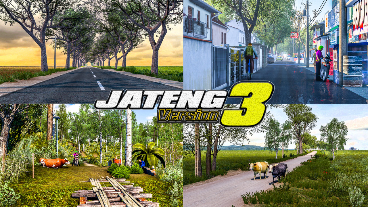 NEW JATENG V3 MAP MOD REWORK - ETS2 1.36 to 1.41 and 1.42